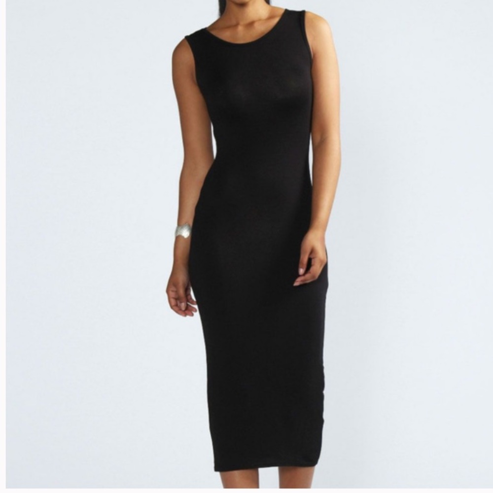 US 10 Lindsey Sleeveless Jersey Midi Dress